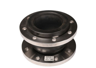 Rubber Bellow Expansion Joints Flange Connection Steel Structure Single Sphere