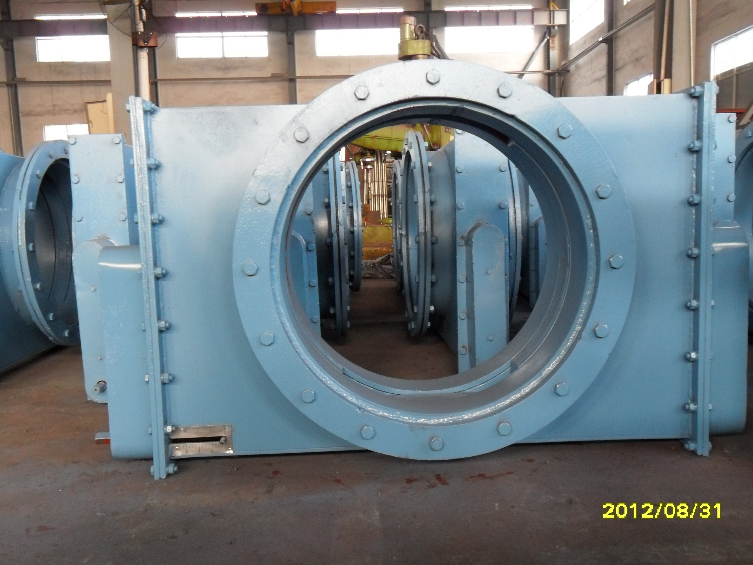 Hot And Cold Air Desulphurization Baffle Damper / Isolation Adjustment Door