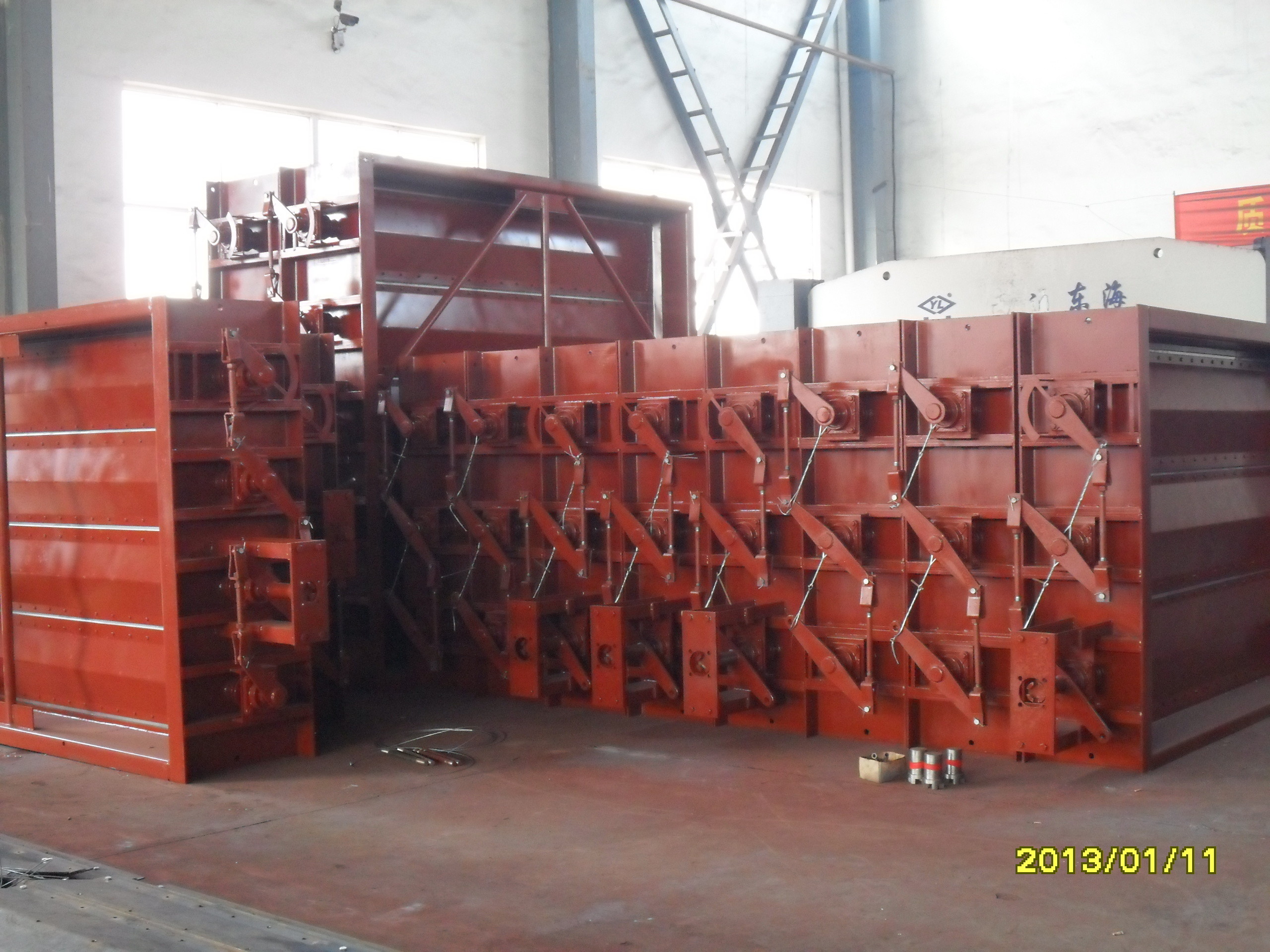 Flue Gas Baffle Door Desulphurizing Baffle Damper AntiTorsion Performance