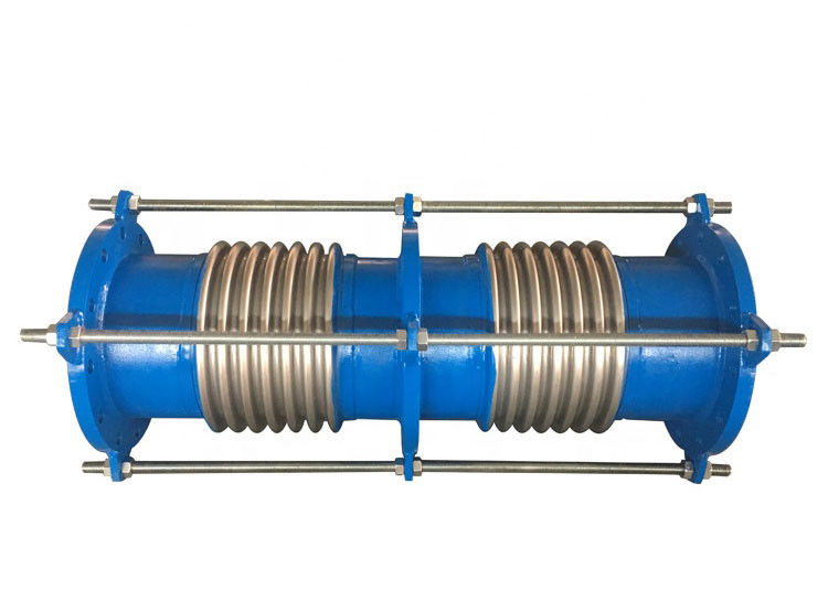 Pipe Bellows Expansion Joint With Double Tieds Absorb Transverse Displacement