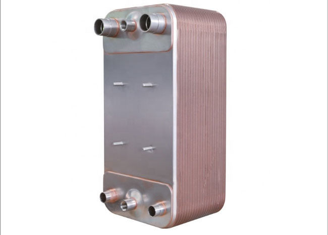 SS Nickel Brazed Refrigeration Plate Heat Exchanger For Power / Machinery Industry