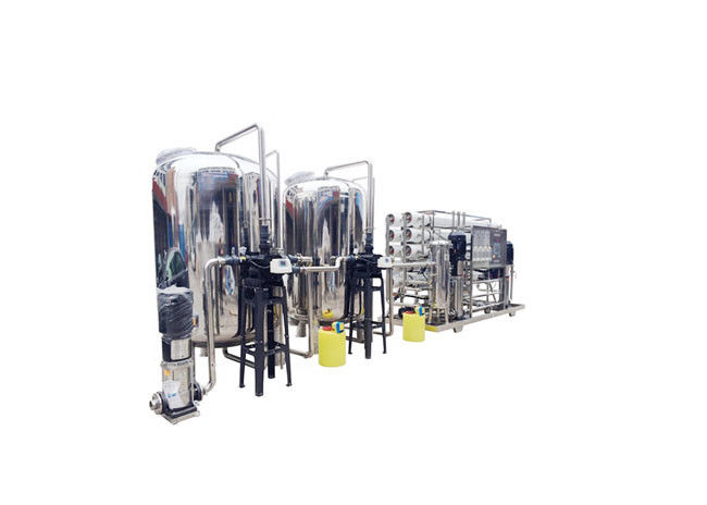 Stainless Steel Industrial Water Filter Reverse Osmosis Machine Easy Maintenance