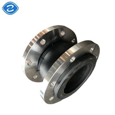 Pump Flanged Expansion Bellows Rubber  Round ANSI DN100 Stainless Steel