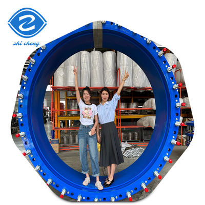 Flange Dismantling Telescopic Joint For Hdpe Pipe ISO Drilling Double Flange Cast Iron Valve Fittings