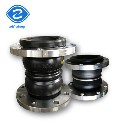 High Pressure Resistant Double Ball Rubber Expansion Joint SS304 Flange Design