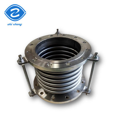 quality Pump And Valve Connection With Tie Rod Stainless Steel Flange Expansion Joint Metal Bellows factory