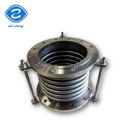 304 316 Vacuum Tie Dn50 100 200 Metallic Rubber Bellow Flange Type Metal Bellows Expansion Joints Corrugated