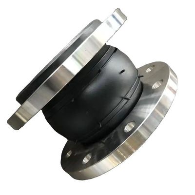 12 Inch Rubber Expansion Joint For Pipe Din Pn16 Dn100 Dn200 Carbon Steel Galvanised Flange Epdm Drainage