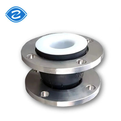 Sturdy Ss304 Flange Epdm Ptfe Lined Rubber Expansion Joint For 1.0 2.5 MPa Work Stress