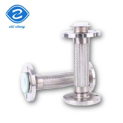 DN32 DN3000mm Lp Gas Radiator Stainless Steel Braided Hose Flanged Metal