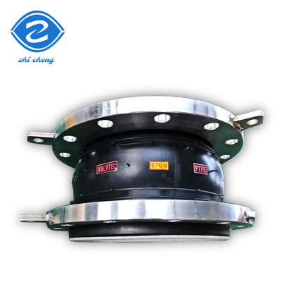 Pn16pn10 Carbon Steel Flange Compensator Rubber Expansion Joint with Epoxy Rubber Sphere