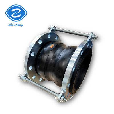 Rubber Flexible Expansion Joint For Concrete With Corrosion Resistant Materials And Round Flange