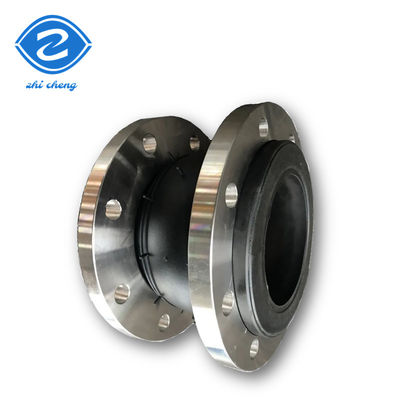 DN15-DN4000 Pipes Flexural Rubber Expansion Joint With Valve Support And 304 Flange