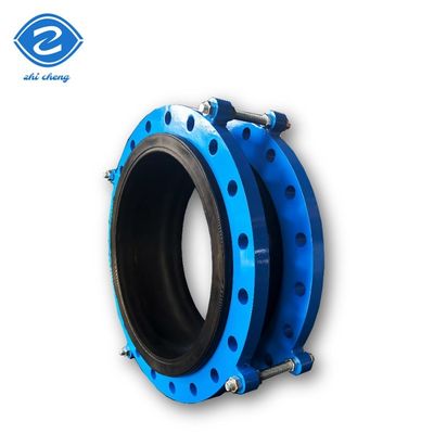Rubber Expansion Joint With Flanged Connections  Durable Rubber Expansion Joint For Wastewater Treatment Plants  Corrugated Rubber Expansion Joint For Vibration Isolation