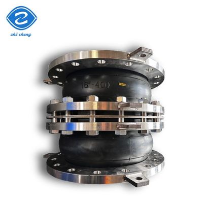 Flexible Connector Coupling Pipeline Ss304 Or Carbon Steel ANSI 150LBS Flange Bellows Rubber Expansion Joint Customized