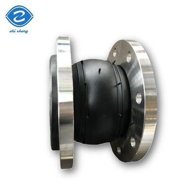 Rubber Expansion Bellows Compensator DN450 DN100 Ball Connector Epdm Single Flange Sphere Bellow Flexible Expansion Rubber Joint