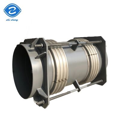 Round Head Dn300 Pipe Metal Bellow Expansion Joint High Temperature Pn16 Flexible Type