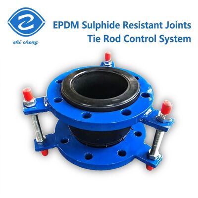 EPDM Flexible Restrictive Tie Rubber Expansion Joint with PN10 Flange Sulphide Resistant