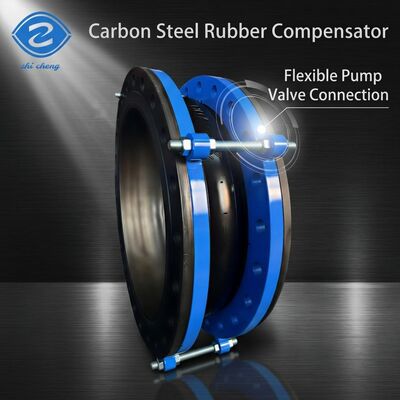 DN15-DN4000 Pn16 Pn10 Carbon Steel Flange Rubber Compensator Epoxy Rubber Monosphere