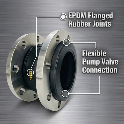 Ss304 Flange Type EPDM Expansion Rubber Flexible Joint