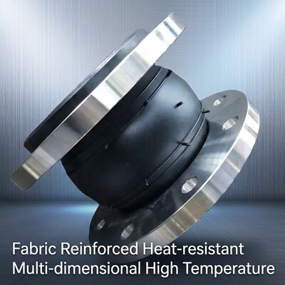 12 Inch Rubber Expansion Joint For Pipe Din Pn16 Dn100 Dn200 Carbon Steel Galvanised Flange Epdm Drainage